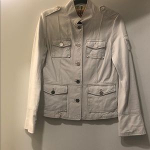 Tory Burch Leather Jacket. Size 8.